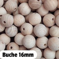 Holzperlen roh Buche 16mm1